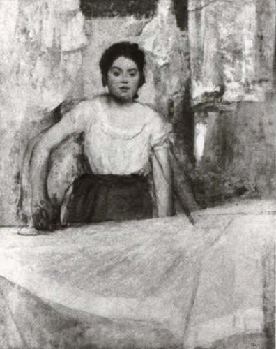 Woman ironing, Edgar Degas